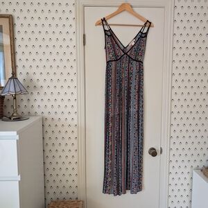 Band of Gypsies Colorful Patterned Maxi Dress